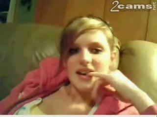 Teen on webcam fot a first time little shy but extraordinary