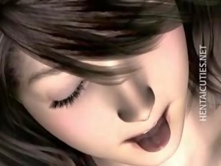 Brunette 3D Hentai beauty Gets Fucked