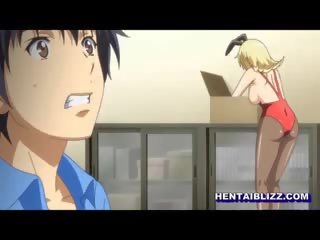 Vergine hentai con bigboobs succhiare cazzo grosso e wetpussy