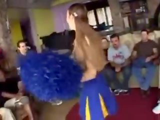 Anale gangbang su adolescenziale cheerleader 10 carichi gargled