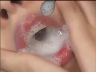 Concupiscent rumaja fancy woman swallows large amount of incredible cum