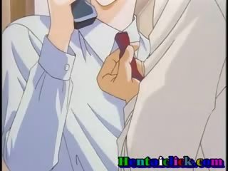Sexually aroused hentai homo youngster gets rubbed and fucked