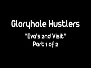 Gloryhole Hustlers Eva Swallows Cum P1