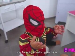 Người lùn spider-man defeats clinics người ăn trộm và first-rate maryam hút của anh ấy cock&period;&period;&period; hero hoặc villain&quest;