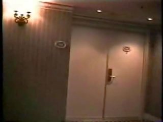 보안 가드 잤어요 공상 여성 에 호텔 hallway