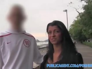 Viešasis agentas miela brunetė pakliuvom į viešbutis kaip jos bf waits už