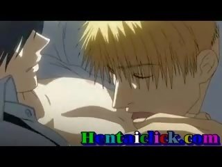 Hentai homosexuell kerl mit hardcore sex klammer und liebe