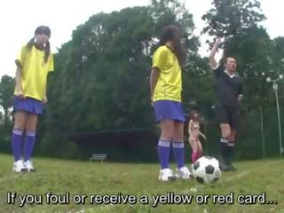 Subtitled enf cmnf jaapani nudistlik jalgpall penalty mäng hd
