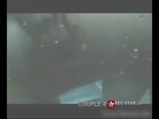5 couples fucking inside a public shower cabin