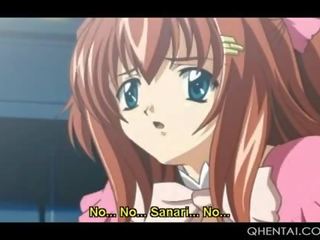 Hentai nhỏ xíu dùng thành viên sâu trong cô ấy trinh nữ nhỏ âm hộ