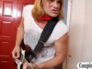 Blonde Petite Teen Gets Fucked By A Rockstar And His superb