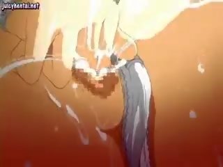 Busty Hentai lassie Cumming Wet