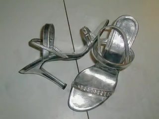 כסף highheel sandal